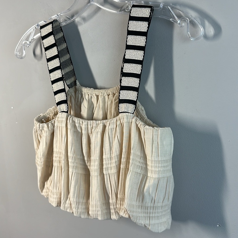 Zara Combination Strap Balloon Top Size S - Picture 9 of 9
